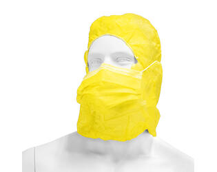 HYGOCLEAN® astrokap PP mondmasker geel 38cm