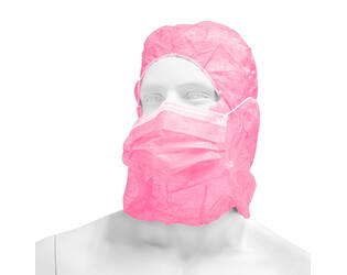 HYGOCLEAN® astrokap PP mondmasker roze 38cm