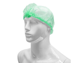 HYGOCLEAN® haarnet PP groen 52cm dubbel elastiek