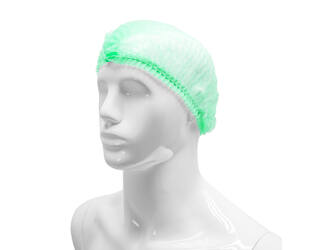 HYGOCLEAN® haarnet PP groen 52cm elastiek