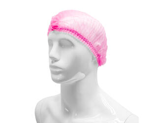 HYGOCLEAN® haarnet PP roze 52cm elastiek