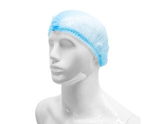 HYGOCLEAN® haarnet PP blauw 58cm elastiek