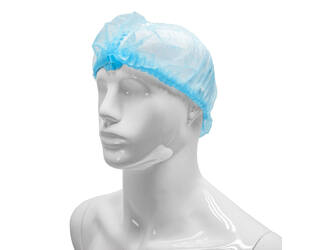 HYGOCLEAN® haarnet PP blauw 52cm elastiek