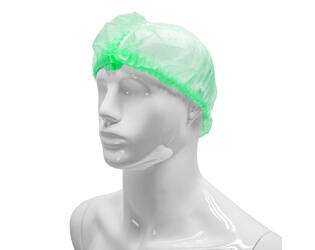 HYGOCLEAN® haarnet PP groen 58cm elastiek