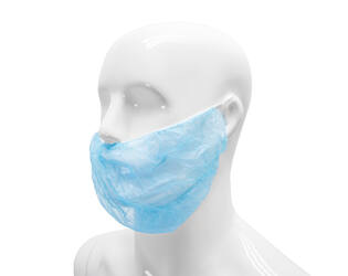 HYGOCLEAN® baardmasker PP blauw 46cmdubbel earloop