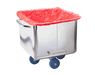 HYGOCLEAN® beschermhoes PE rood 30Mu