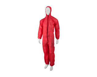 HYGOCLEAN® overal PP rits kap rood XL