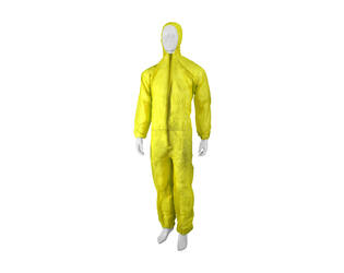 HYGOCLEAN® overal PP rits kap geel XL