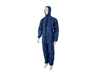 HYGOCLEAN® overal PP rits kap blauw 3XL