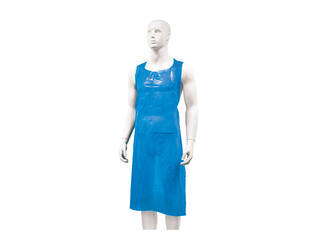 HYGOCLEAN® schort LDPE blauw 20Mu blok