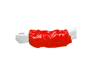 HYGOCLEAN® overmouw PE rood 40Mu MM