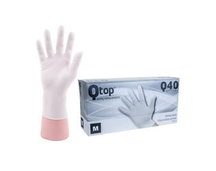 Q-TOP® Q40 handschoen latex 4gr wit M