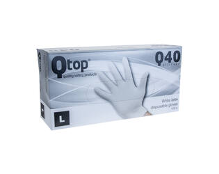 Q-TOP® Q40 handschoen latex 4gr wit L
