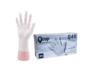 Q-TOP® Q40 handschoen nitril 4gr wit XS