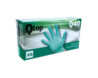 Q-TOP® Q40 handschoen nitril 4gr groen XS