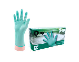 Q-TOP® Q40 handschoen nitril 4gr groen XS