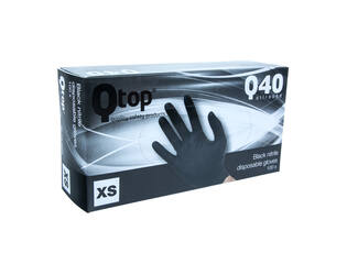 Q-TOP® Q40 handschoen nitril 4gr zwart XS