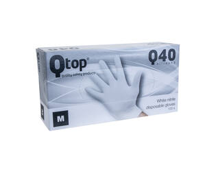 Q-TOP® Q40 handschoen nitril 4gr wit M