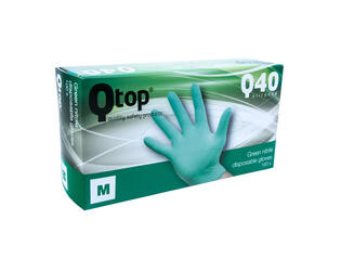 Q-TOP® Q40 handschoen nitril 4gr groen M