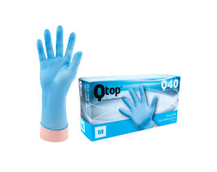Q-TOP® Q40 handschoen nitril 4gr blauw M