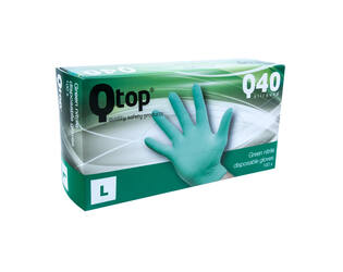 Q-TOP® Q40 handschoen nitril 4gr groen L