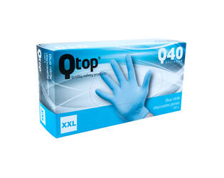 Q-TOP® Q40 handschoen nitril 4gr blauw 2XL