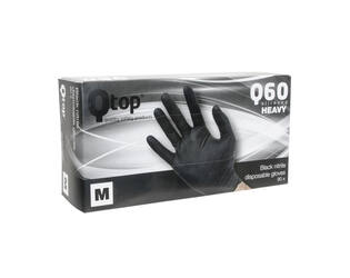 Q-TOP® Q60 handschoen nitril 6gr zwart M