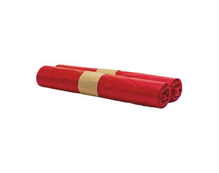Zak HDPE 58 x 100cm T23 rood