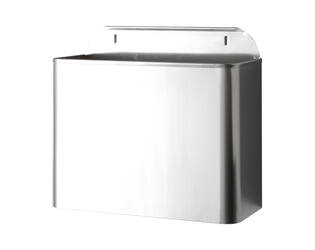 Afvalbak wand 10ltr RVS