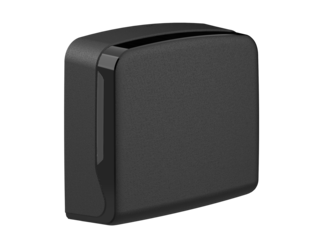 Spotless® zz-vouw handdoek disp mini zwart