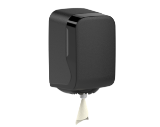 Spotless® minirol dispenser zwart