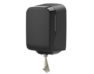 Spotless® minirol dispenser zwart