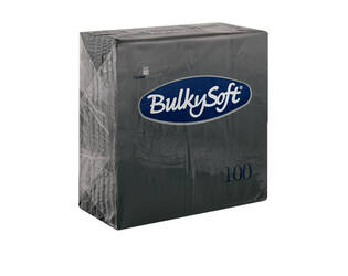 BULKYSOFT® Rainbow servet 2-lgs zwart 1/4