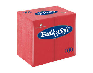 BULKYSOFT® Rainbow servet 2-lgs rood 1/8