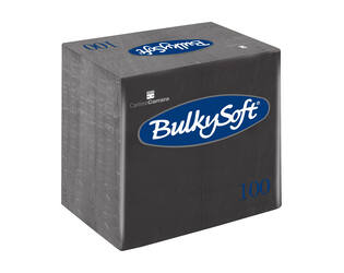 BULKYSOFT® Rainbow servet 2-lgs zwart 1/8