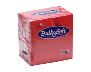 BULKYSOFT® Rainbow servet 2-lgs rood 1/4