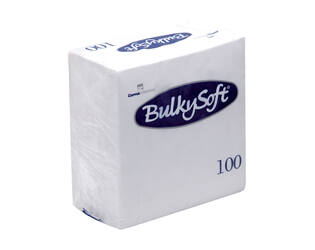 BULKYSOFT® servet 2-lgs wit 1/4 ECOLABEL