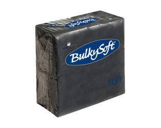 BULKYSOFT® Rainbow servet 2-lgs zwart 1/4