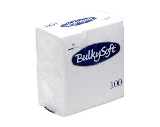 BULKYSOFT® servet 2-lgs wit 1/4 ECOLABEL