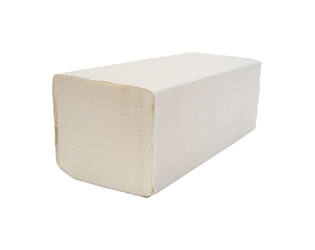Handdoek 2-lgs wit cell Z-vouw