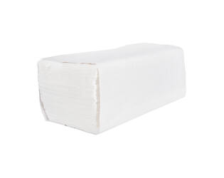 Handdoek 2-lgs wit cell Z-vouw