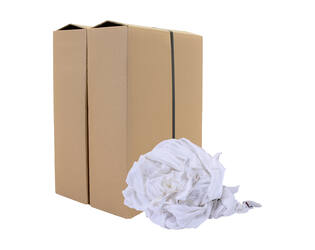 Witte poetslappen interlock