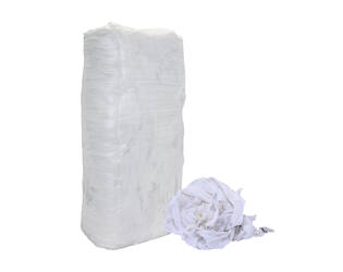 Witte poetslappen interlock