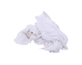 Witte poetslappen tricot