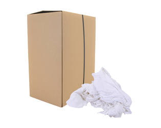 Witte poetslappen tricot