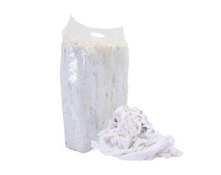 Witte poetslappen tricot/w