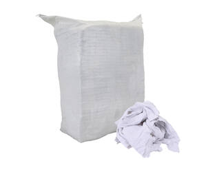 Witte poetslappen handdoek badstof