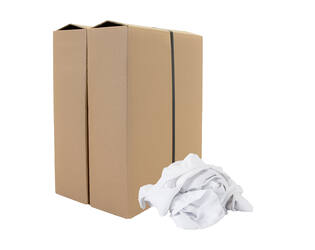 Witte poetslappen rolhanddoek Tydo