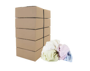 Gekleurde poetslappen tricot polo pastel